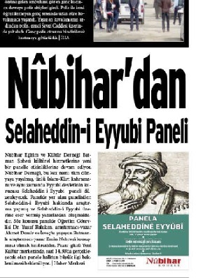 You are currently viewing Nûbihar’dan Selaheddin-i Eyyubi Paneli