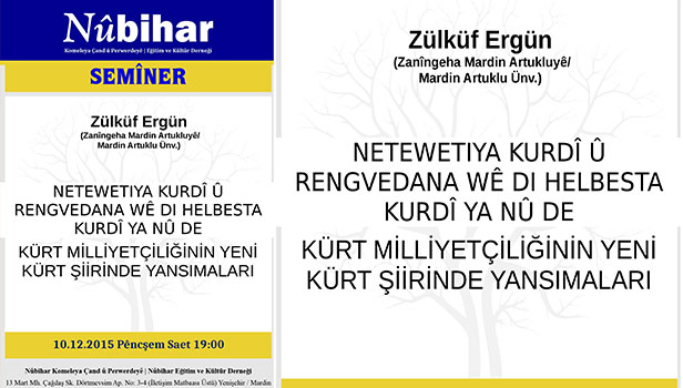 Read more about the article NETEWETIYA KURDÎ Û RENGVEDANA WÊ DI HELBESTA KURDÎ YA NÛ DE