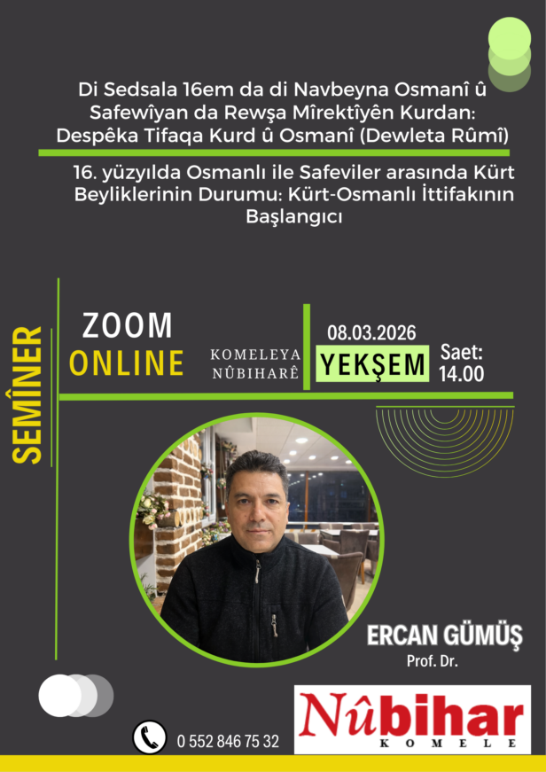 Read more about the article Semîner – Prof. Dr. Ercan GÜMÜŞ